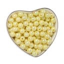 100 piezas de cuentas de acrílico de 6 mm Forma redonda Acrílico Adecuadas para pulseras pendientes collares Creación de decoraciones 7