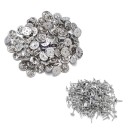 100 pz puntine metalliche per bacheca circa 8 mm puntine da ufficio per fissare note documenti e fotografie 1