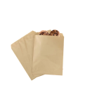 100 pz Sacchetti di carta Kraft 18,2 x 13,2 cm Imballaggi naturali per alimenti Ecologici sacchetti rigidi per pane spuntini e regali 5