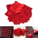 100 stk Chokolade indpakningsfolie 8 x 8 cm 1