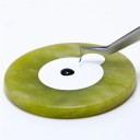 100 Stück Papierunterlagen für Wimpernkleber Runde Einwegunterlagen für Wimpernverlängerung Zubehör 2