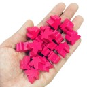 100 træfigurer 16 x 16 mm Erstatningsfigurer til brætspil Forskellige farver 14