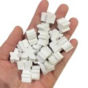 100 träfigurer 16 x 16 mm Ersättningsfigurer till brädspel Olika färger 3