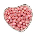 100 unidades de contas de acrílico de 6 mm Forma redonda Acrílico Adequadas para pulseiras brincos colares Criação de decorações Fabricação de joias Trabalhar com contas 11