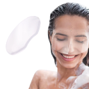 100 unidades de escudos desechables para el rostro Protectores para el teñido de cabello, corte, lavado, peluquería, barbería y salones de belleza 4