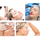 100 unidades de escudos desechables para el rostro Protectores para el teñido de cabello, corte, lavado, peluquería, barbería y salones de belleza 6