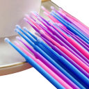 100 unidades de pincéis de pintura de 10 cm Caneta de retoque de plástico para verniz Bastões de aplicação finos para reparações de detalhes 3