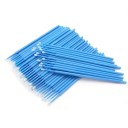 100 unidades de pinceles para pintar de 10 cm Bolígrafo de retoque de plástico para pintura Varitas de aplicación finas para reparaciones 6