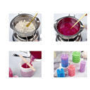 1000 g Cire de soja naturelle en flocons pour la fabrication manuelle de bougies Création de décorations parfumées et de bougies artisanales Kit de matières premières écologiques 3