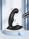 Silikonvibrator för prostatamassage och stimulering med fjärrkontroll, ergonomisk form, slät yta, diskret förpackning 5