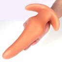 Mjuk silikon analplugg, storlek XL, 7,8 cm, ergonomisk form, diskret förpackning 5