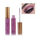 Glittriga flytande eyeliner med smal pensel för fest Vattentåliga och långvariga Håller hela kvällen Enkel applicering Flaska 8 x 1,2 cm 5