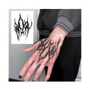Tillfällig vattentät tatuering 14 x 10 cm Tatuering på handryggen Håller 15 dagar Falsk tatuering För män och kvinnor Realistiskt motiv Tillfällig 5