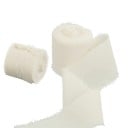 Chiffongband slitet 4 cm x 5 m Bröllopsband för gåvor Vintagedekorationer Handgjorda Fina tygband Kreativt hantverk 15