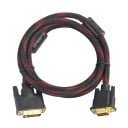 DVI hane till VGA hane adapter Kabel 1,5 m Textilfläta Hållbar design Högkvalitativ videoöverföring För monitorer, projektorer, grafikkort 3