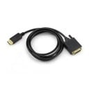DisplayPort hane till DVI hane adapter Kabel 1,8 m 1080p adapter För bildskärmar projektorer Datorer Grafikkort Stabil videoöverföring 5