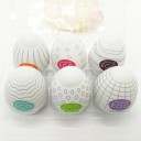 Set med 6 mini onaniägg, olika typer av räffling, massagetexturer, olika stimuleringsintensiteter, enkelt underhåll, diskret förpackning 2