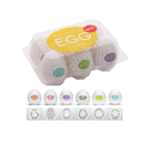 Set med 6 mini onaniägg, olika typer av räffling, massagetexturer, olika stimuleringsintensiteter, enkelt underhåll, diskret förpackning 4