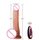 Realistisk vibrator 22 x 4,5 cm med fjärrkontroll och silikonyta, diskret förpackning för maximal komfort och avskildhet 2