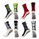 Unisex fotbollsstrumpor 38-45 EUR halkfria sportstrumpor för löparstrumpor med elastiska mitten av vaden 6