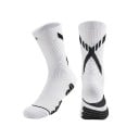 Unisex rutschfeste Sportsocken, bequem, atmungsaktiv, elastisch, für die Mitte der Wade, Laufen, Fußballtraining 3