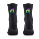 Professionelle schwarze Unisex-Sportsocken EU 39-46 reflektierend Radfahren Outdoor atmungsaktiv Nylon Kniestrümpfe 5