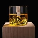 Whiskyglas 150 ml 7,3 x 6,8 cm Japanskt glas med 3D bergsmodell inuti Dekorglas i glas för whisky, bourbon, likörer 5