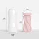 Realistisk onanist för män med mjuk TPE-inredning, löstagbar insats, diskret förpackning 7