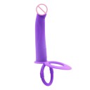 Silikon buttplug med slät yta och dubbel erektionsring för intensiv stimulering, diskret förpackning 3