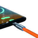USB-C-kabel 1 m snabbladdningskabel USB-A till USB-C 120W 6A datasynkroniseringskabel för telefonladdning Typ C 5