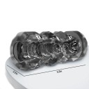 Manlig onani med ergonomisk form och realistisk inredning, vattentät 14x5,5 cm, diskret förpackning 6