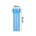 Penishylsa i silikon 8x2 cm för användning med vakuumpump eller förlängare, diskret förpackning 8