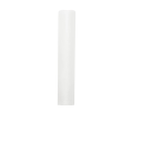 Vit silikon penishylsa 16x2 cm för användning med vakuumpump eller förlängare, diskret förpackning 1