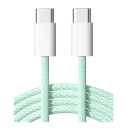 Rýchlonabíjací 60W kábel duálny USB C a Typ C PD 2 m rýchle nabíjanie a dátový prenos kompatibilný s USB-C 6A 4