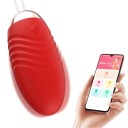 Vibrerande ägg med mobilapp, 10 vibrationslägen, 6 kontrolllägen, dragsladd, USB-laddning, diskret förpackning 2