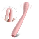 Silikonvibrator 17,5x2 cm med realistiskt huvud och flexibel kropp med 10 vibrationslägen och USB-laddning, diskret förpackning 4
