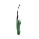 Dubbelsidig vibrator 17,5x2,5 cm med två olika gavlar och ett ergonomiskt räfflade handtag, diskret förpackning 5