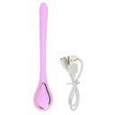 Minivibrator av silikon i form av en sked, 10 vibrationslägen, laddning via magnetisk USB-kabel 4