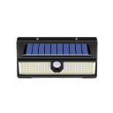 Solar LED-ljus 190 LED IP65 Vattentät utomhusvägglampa med rörelsesensor 4 ljuslägen Dekorativ trädgårdslampa 1