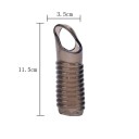 Silikonsvart transparent penishylsa 11,5x3,5 cm med ringar diskret förpackning 2