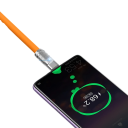 Rychlonabíjecí kabel 1 m 120W 6A USB A na Lightning pro iPhone datový silikonový kabel pro nabíjení pružný 9