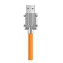Rychlonabíjecí kabel 1 m 120W 6A USB A na Lightning pro iPhone datový silikonový kabel pro nabíjení pružný 10
