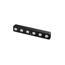 Solární nástěnné svítidlo 25,3x3 cm 6 LED teplá bílá Vodotěsné venkovní světlo na stěnu zahrady verandy Dekorativní signální osvětlení 1