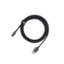 Rychlonabíjecí kabel USB A na Lightning 1 m černý 2,4A 480 Mbps kabel pro iPhone rychlé nabíjení a datová synchronizace bez přehřívání 7