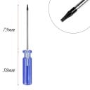 Tarkkuus sininen Torx T6 -ruuvimeisseli, jonka varren pituus on 75 mm ja kahva 58 mm, hienoihin korjauksiin 2