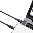 Cablu de încărcare rapidă USB C la USB C 1m PD240W, conector dublu, cablu împletit din nailon, 48V 5A PD 3.1 480 Mbps pentru dispozitive de tip C 2