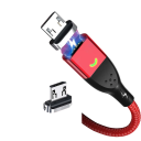 10 st. magnetisk micro-USB-adapter med spets, magnetisk kontakt, ersättningskontakt för kablar, 3A QC 3.0 snabbladdning 3