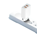Snabbladdare för EU-uttag 2x USB A 2.4A laddningsadapter 5V 12W universal reseladdare för mobiltelefoner och enheter 3