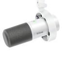 Dynamisk mikrofon FIFINE K688 USB- och XLR-utgång Monitorering 3,5 mm Gain-kontroll Touch-avstängning Stötdämpande montering Röstinspelning 3