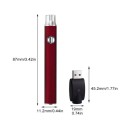 Laddningsbart USB-batteri 350mAh med spänning 3,4–4,0 V och reglering inklusive kompakt USB-laddare för elektroniska enheter 9